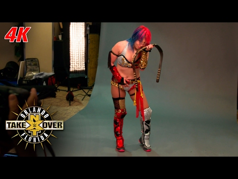 Asuka is photographed with the new NXT Women's Title: NXT Takeover 4K Exclusive, Apr. 1, 2017