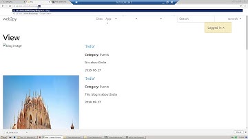 Web development using web2py and python part 23