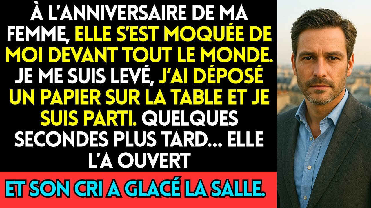 À La Fête D’Anniversaire De Ma Femme Que J’Ai Payée, Ma Femme A Dit «Je Suis Fière De Tous Mes Amis