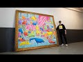 Creating the worlds largest cat painting turning it into an nft then giving it away