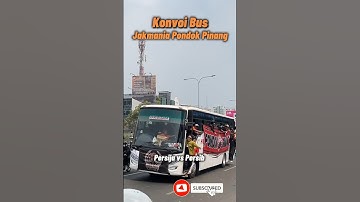 Konvoi Bus Jakmania Pondok Pinang Persija vs Persib#persija #persib #timnasindonesia #shorts #short