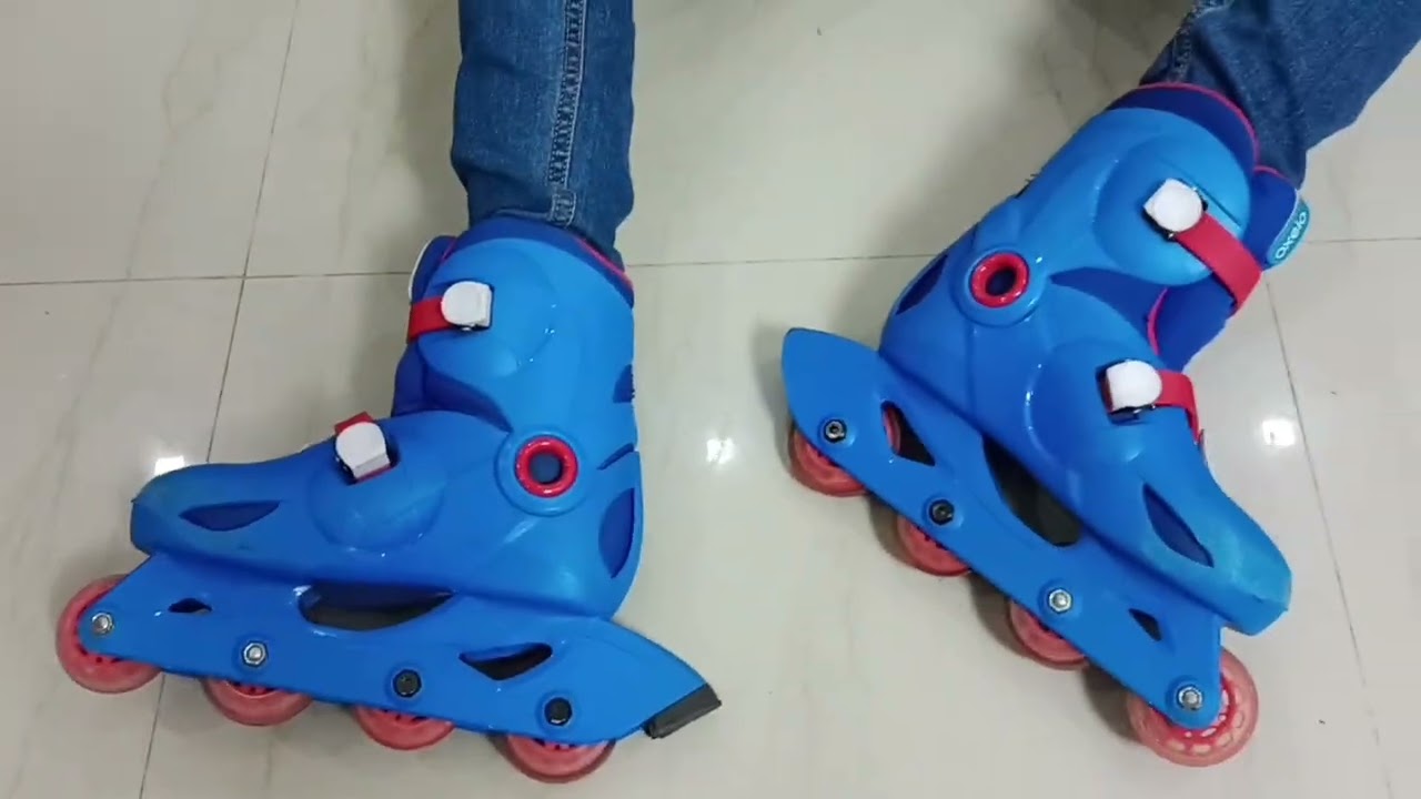 How to Wear and Remove OXELO Kids Inline Skating Shoes Play 3 | Easy Beginner Guide