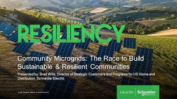 Community Microgrids & the Race to Build Sustainable and Resilient Communities | Schneider Electric