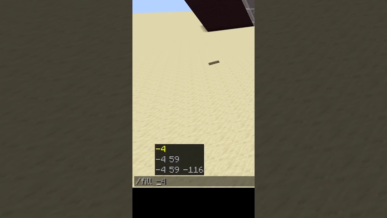 How To Use Fill In Minecraft