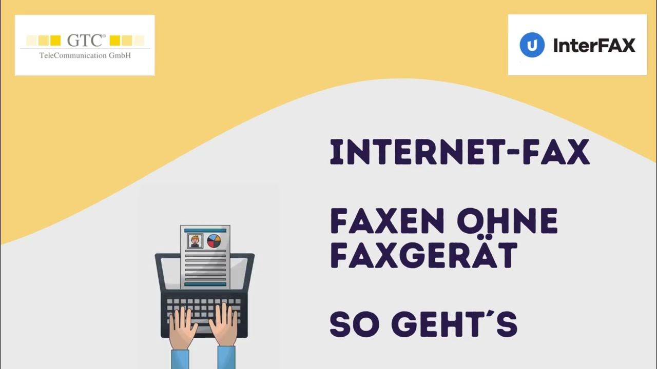 GTC So faxen Sie ohne Faxgerät. YouTube