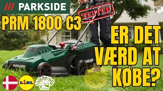 Elektrisk Græsslåmaskine Parkside Prm 1800 C3 Perm Dansk Danish Danmark Lidl