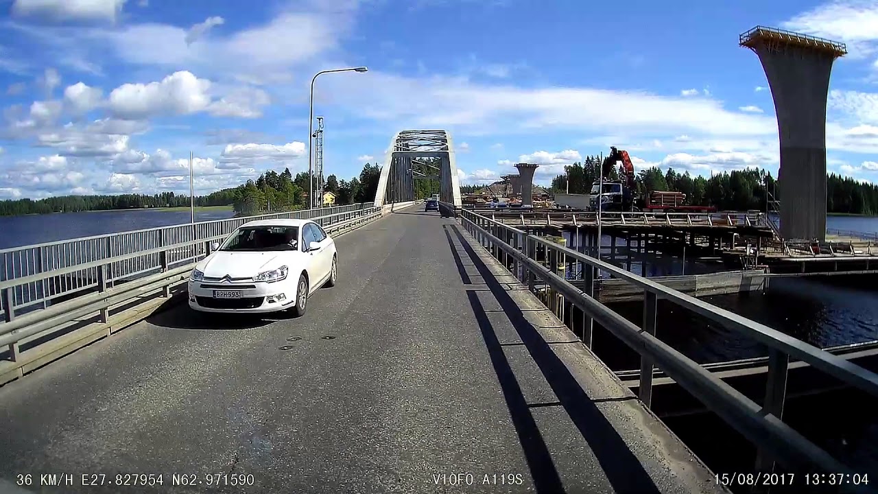 Jännevirran siltatyömaa VT9