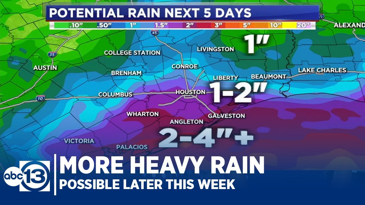 More heavy rain possible late this week - YouTube