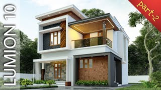 LUMION 10 'DAY LIGHT' RENDER SETTING | KERALA HOME DESIGNS