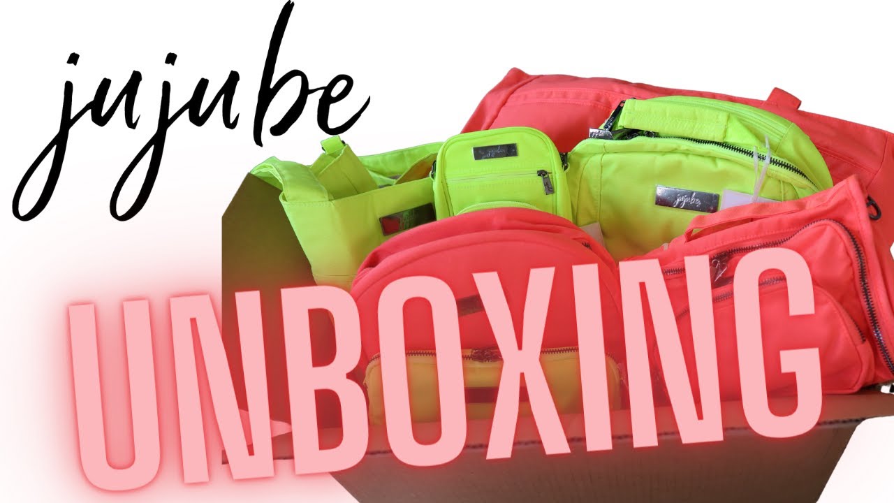 Ju-Ju-Be Unboxing Chromatics FLUORESCENTS Diaper Bags - YouTube