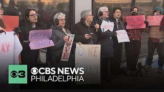 After apparent ICE raid in North Philadelphia, immigration advocates protest in Old City