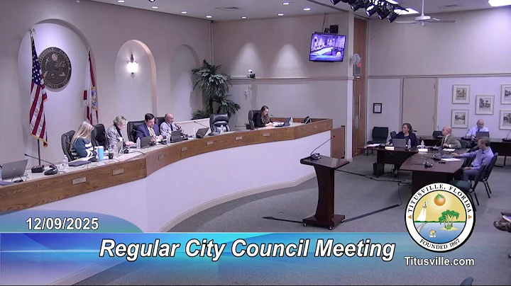 City Council Meeting — 12/9/2025 - 6:30 p.m.