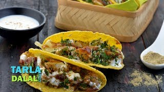 Aloo Chaat Tacos by Tarla Dalal Aloo Chaat Tacos by Tarla Dalal