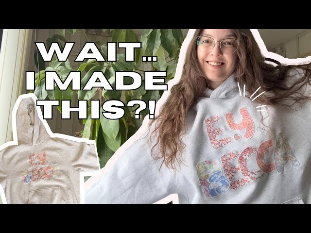 Making a Custom Patchwork Appliqué Hoodie for Market Season