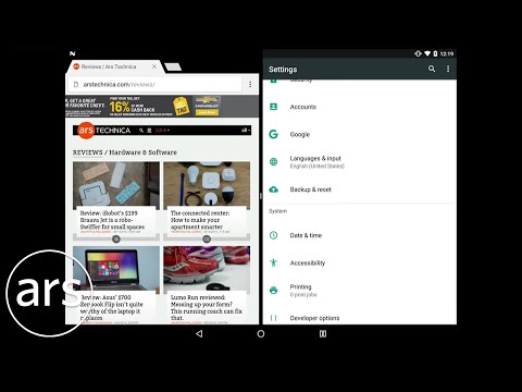 Multitasking in Android 7.0 Nougat on a Nexus 9 tablet | Ars Technica