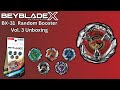 Jumping rex tyranno beat bx31 random booster vol 3 unboxing  review  beyblade x