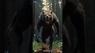 Ferocious Werewolf Leaps Straight At You #werewolf #gothic #horroraesthetic #darkfantasy