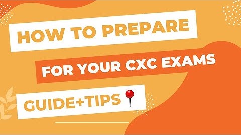 HOW TO PREPARE FOR YOUR CXC EXAMS|~THE ULTIMATE GUIDE TO PREPARING FOR YOUR CXC EXAMS
