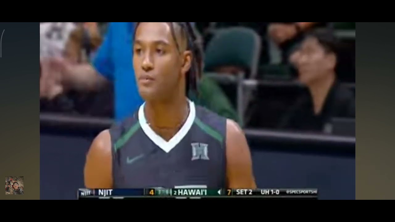 Wild volleyball save NJIT vs Hawaii