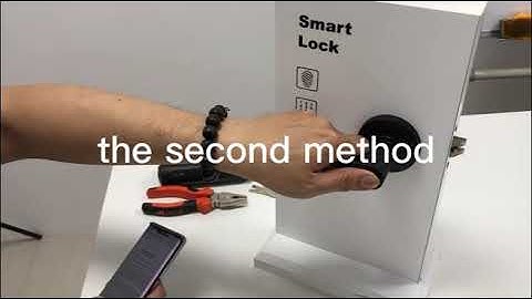 406 smart lock setting password tutorial