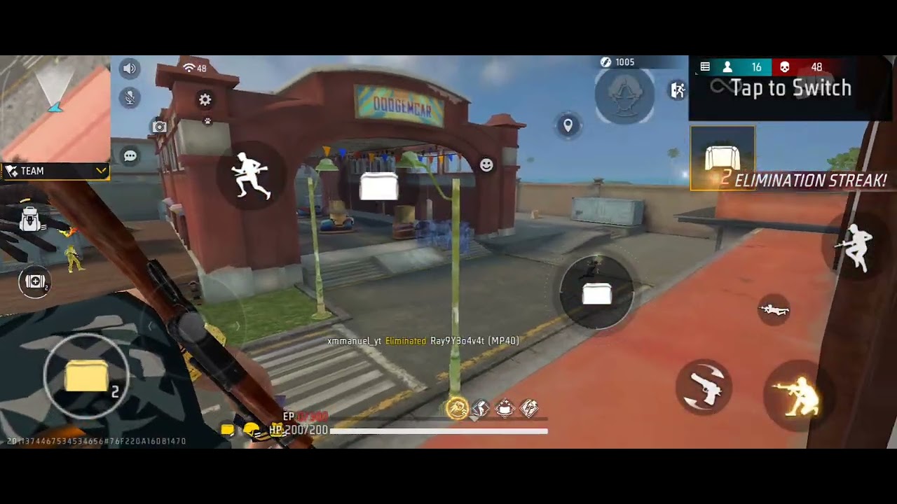 Free Fire 2 Global Training new trick☠️💀🧐