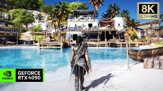 [8K] AC Odyssey RTX 4090 - RAY TRACING Reshade Beyond Horizon FX - Ultra Realistic Graphics Showcase