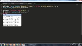 Tutoriales php basico - Parte 8 - Mostrar datos de una base de datos MySql