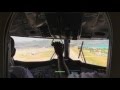 Cockpit view landing st maarten