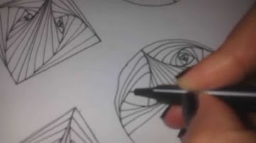 How to draw PARADOX tangle pattern