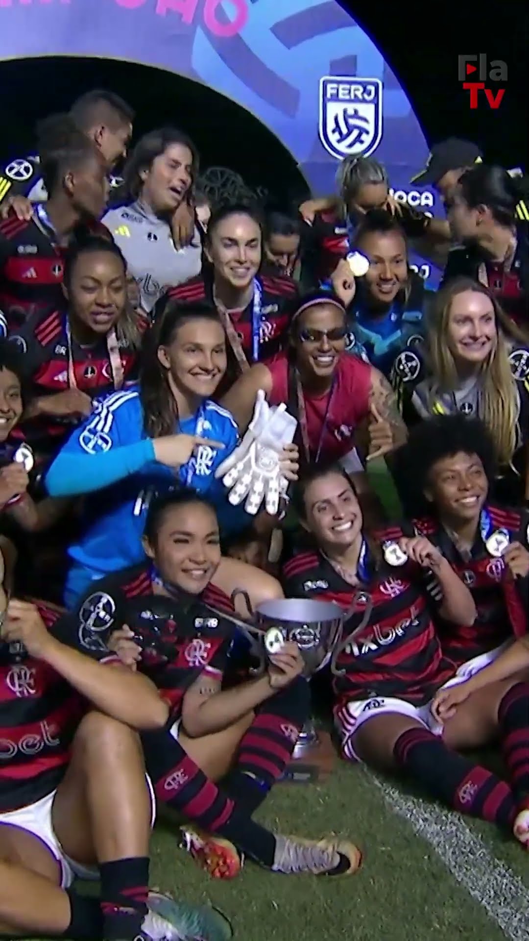 O FLAMENGO É OCTACAMPEÃO DO ESTADUAL FEMININO!?⚫️????????#CRF #MeninasDaGávea