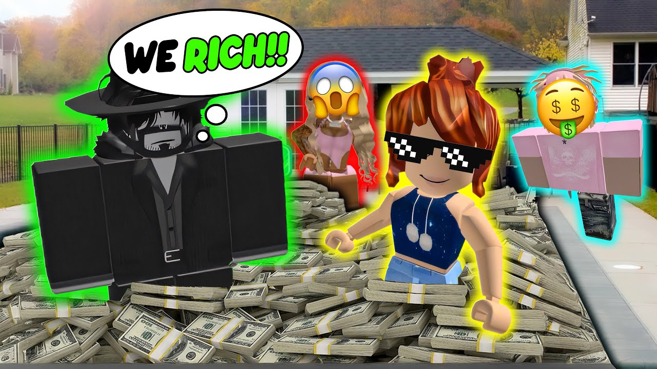 🔥 I’M A NOOB BUT MY DAD IS A BILLIONAIRE 👑 #roblox #robloxstory
