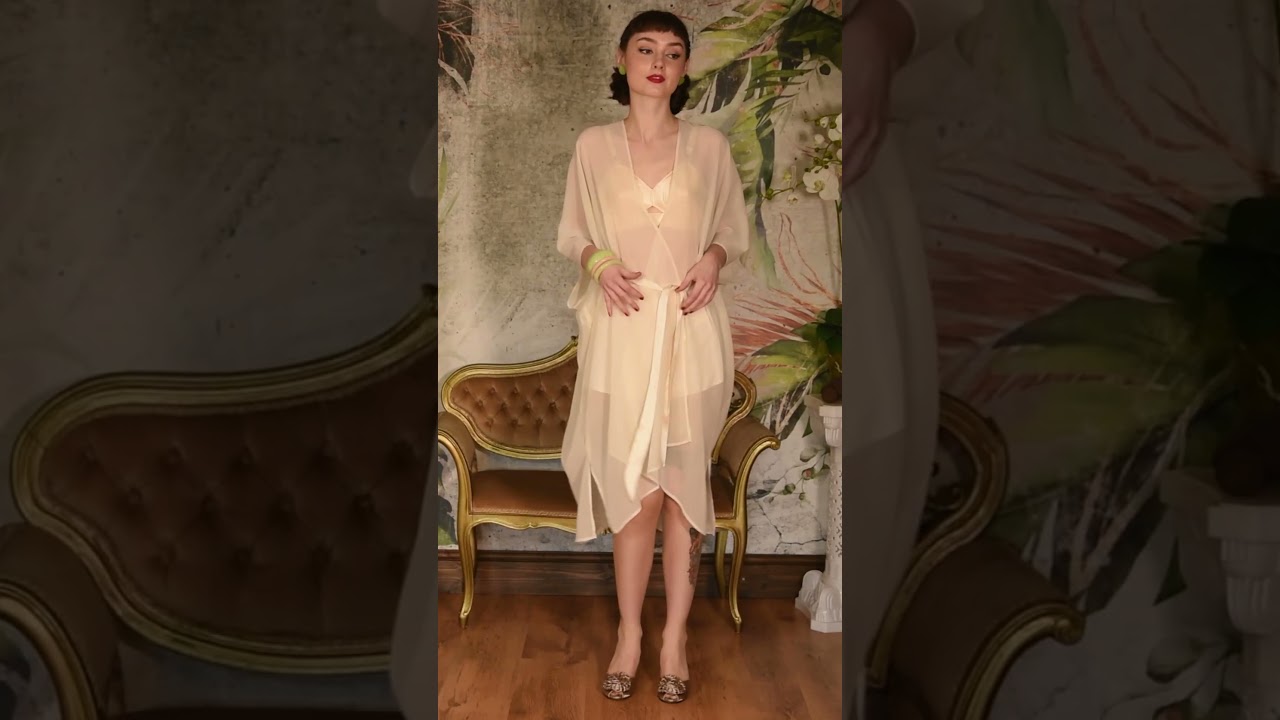 Sheer Kaftan or classic lingerie by What Katie Did 