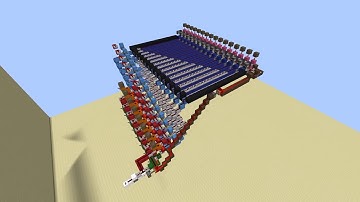 Serial 8-bit Multiplier in Minecraft