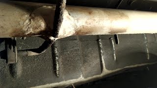 Ремонт глушителя автомобиля своими руками с помощью холодной сварки