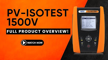 PV-ISOTEST 1500VDC - Complete Usage Guide | Best PV Insulation Tester? 🔥⚡