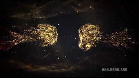 Làm Intro Youtube - Tạo INTRO Hạt Vàng Tác Động Logo - Mã IE045