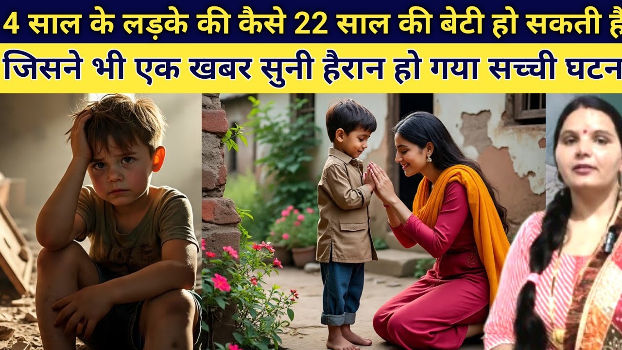 कैसे एक 4 साल के लड़के की 22 साल की बेटी हो सकती है जब यह बात सबको पता चलती है तो सब हैरान हो गए em