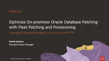 Patch Your Exadata Infrastructure Using Enterprise Manager