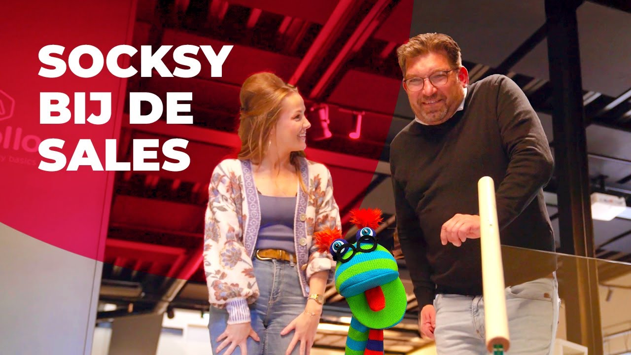 Socksy meets Sales in the Angro Experience Center