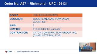 September 16th, 2026 - Commonwealth Transportation Board Meeting (Action)