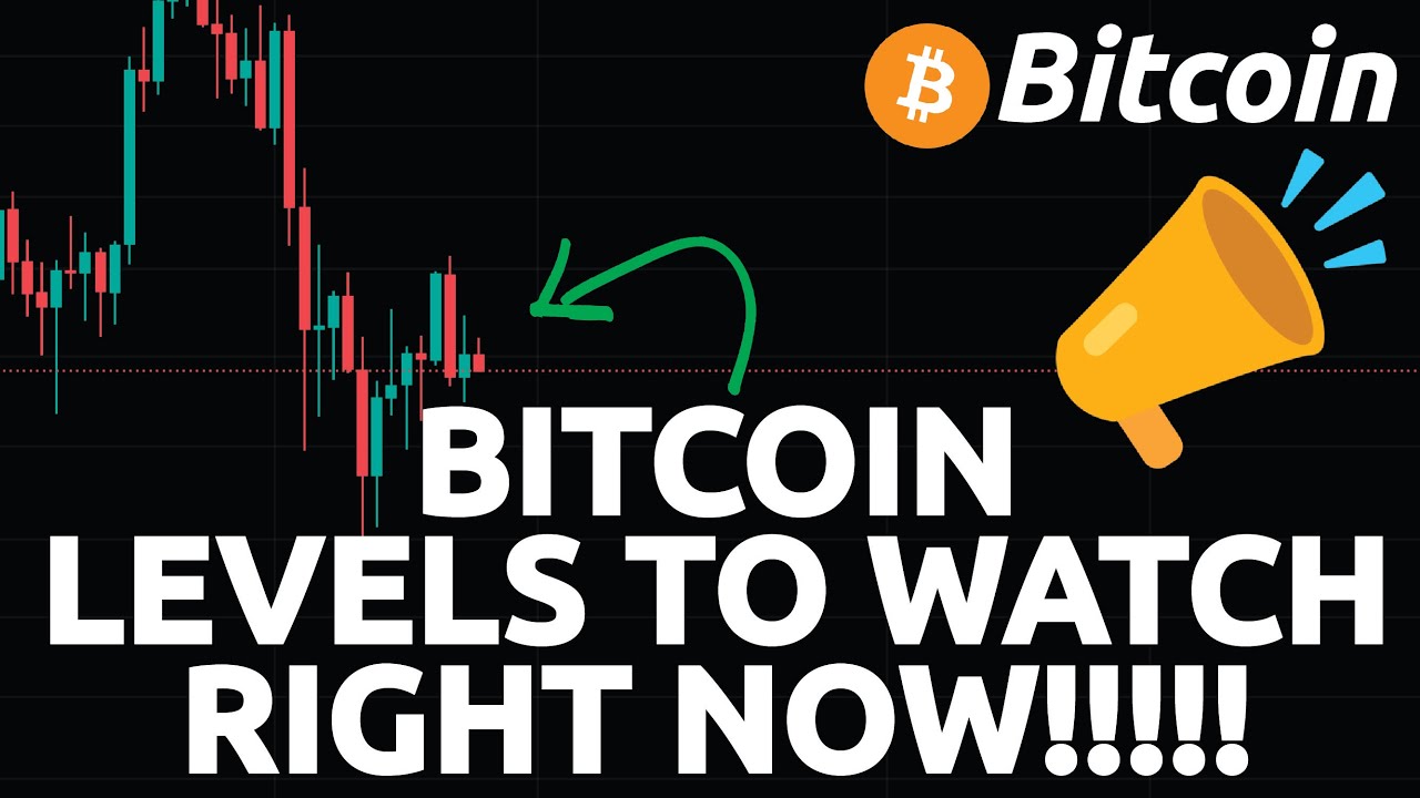 BITCOIN LEVELS TO WATCH RIGHT NOW!!!!!! (Short term Bitcoin update ...