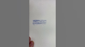 Watercolour Dry Brush technique explained