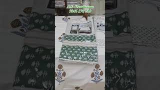 Pure Jaipuri Cotton Premium Qaulity King Size Bed sheets With 2 Readymade Pillow Covers