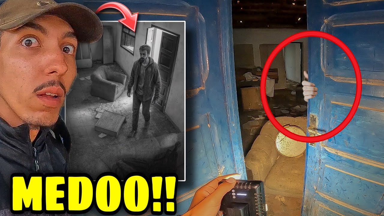 DEIXEI UMA CÂMERA NOTURNA ESCONDIDA DENTRO DO CASARÃO ASSOMBRADO