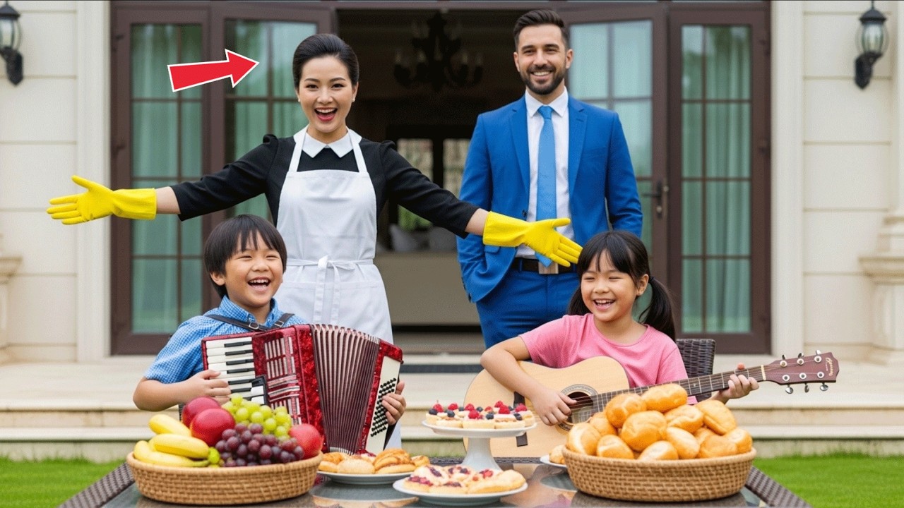 TỶ PHÚ GÓA VỢ VỀ NHÀ SỚM VÀ THẤY NỮ NHÂN VIÊN LÀM ĐIỀU BẤT NGỜ VỚI CÁC CON