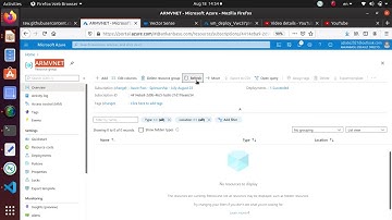 Quickstart: Create a virtual network using Resource Manager template from Github