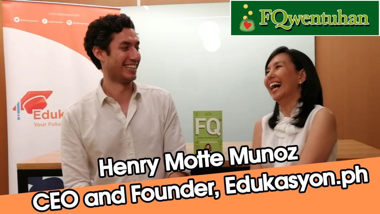 FQwentuhan with Edukasyon.ph founder Henry Motte Munoz