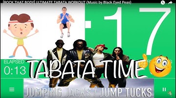 [ROCK THAT BODY] ULTIMATE TABATA WORKOUT (Music by Black Eyed Peas)