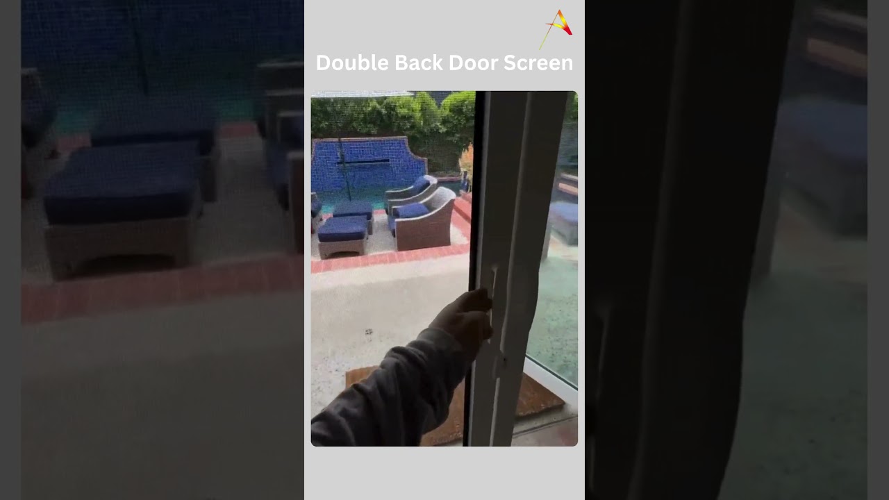Double Retractable Screen Doors in Huntington Beach, CA!