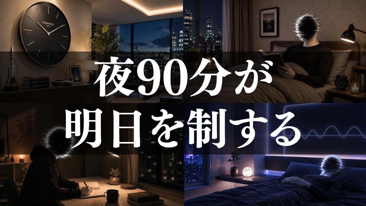 【夜活】夜90分が明日を決める「7つの最強ナイトルーティン」